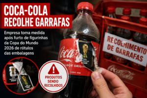 Coca-Cola recolhe garrafas após furto de figurinhas da Copa do Mundo 2026